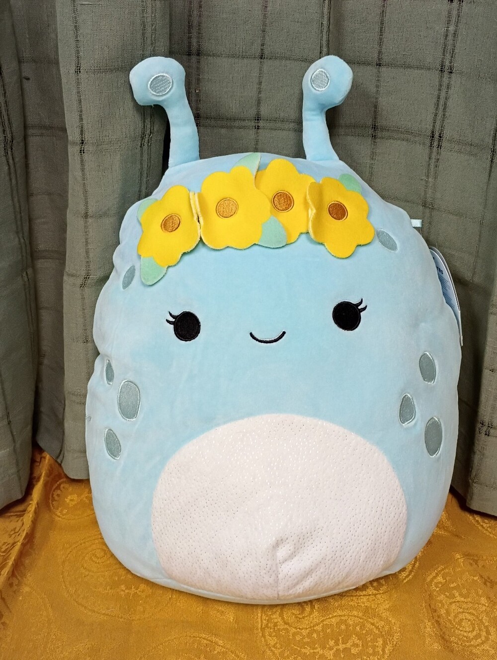 NWT 2023 Original Squishmallow Easter 2024 Squad Natnat The Blue Alien Size 11"